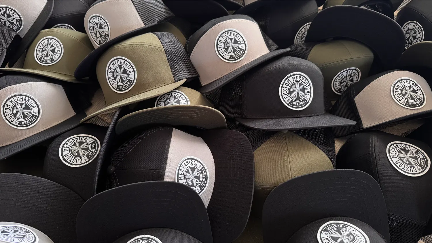 Custom Mechanical Heating - custom apparel and merch by VM Promotional, Airdrie and Calgary